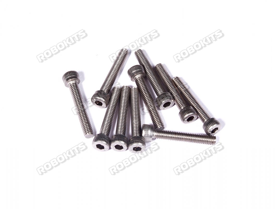 M5 x 25 mm Socket Head Cap Stainless Steel 304 Bolt (MOQ 15pcs)