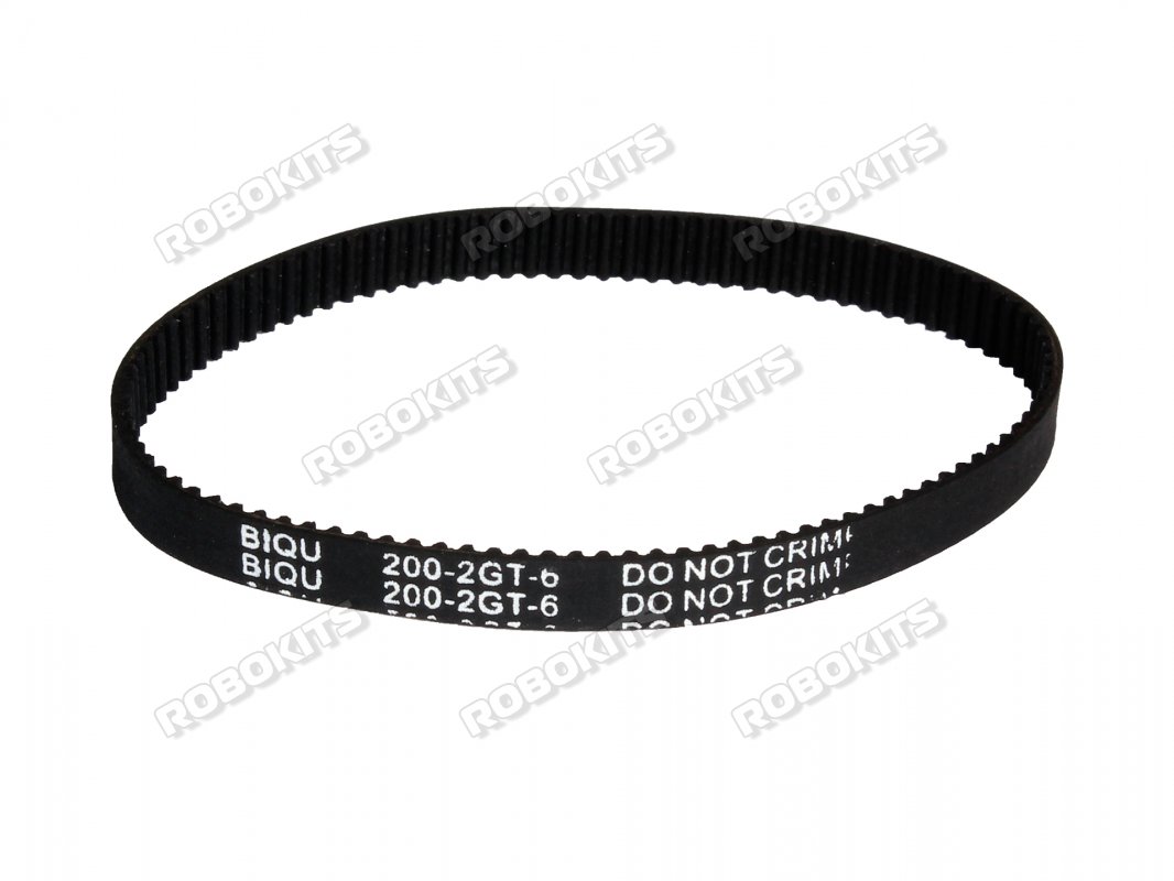 GT2 6mm Closed Timing Belt 200mm