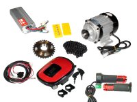 E-BIKE 48V 400RPM 750W BLDC GEARED MOTOR BM1109Z WITH COMPLETE E-BIKE  ACCESSORIES KIT