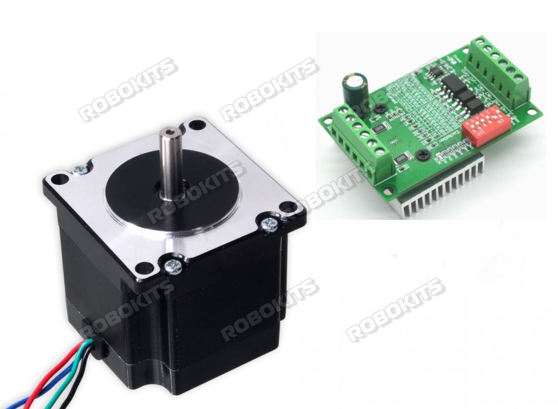 NEMA23 Stepper Motor 10Kgcm Torque with TB6560 Stepper Drive