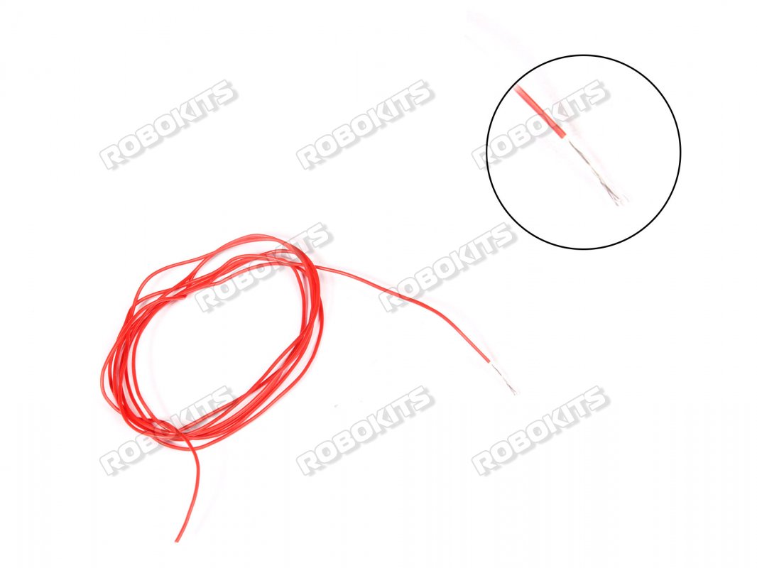 High Temperature Super Flexible Grade Silicone Wire 28AWG Red MOQ 3 meter