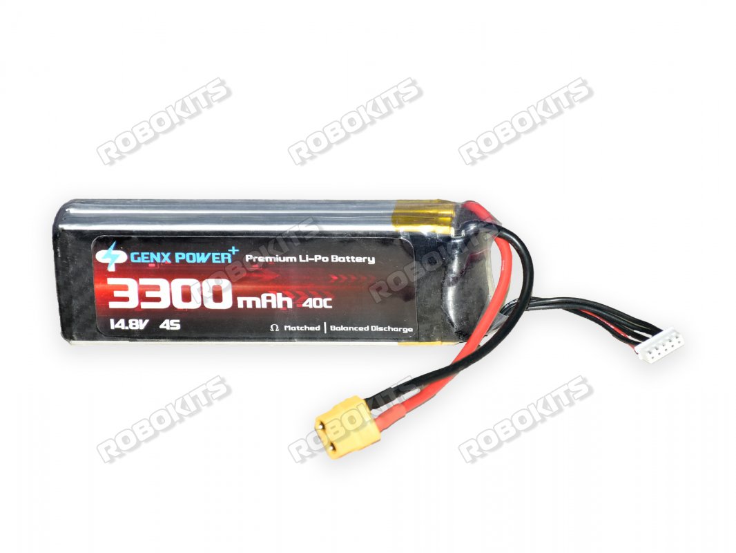 GenX 14.8V 4S 3300mAh 40C / 80C Premium Lipo Lithium Polymer Battery