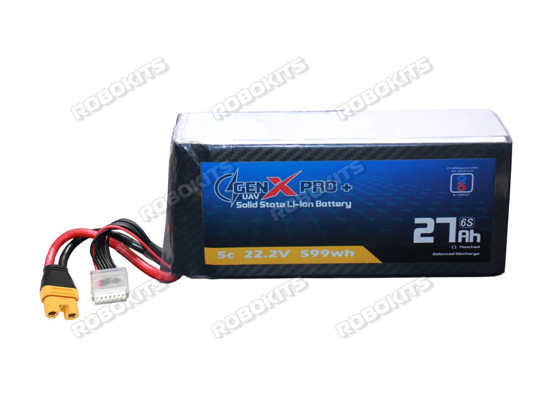 GenX Pro+ Solid State 22.2V 6S 27000mAh 5C / 10C Premium Li-ion Battery