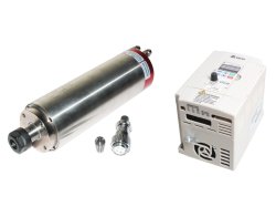 CNC Spindle 2.2kW ER20 Water Cooled with Delta VFD 2.2kw Single Phase CNC Spindle 2.2kW ER20 Water Cooled with Delta VFD 2.2kw Single Phase