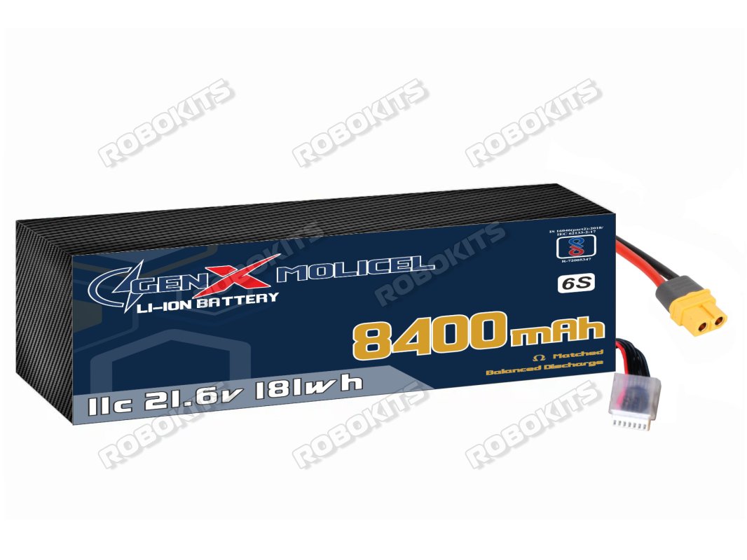 GenX Molicel 21.6V 8400mah 11C Premium Lithium Ion Rechargeable Battery