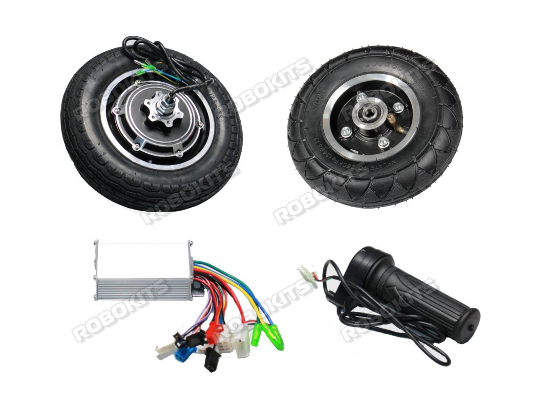 24V 350W 8Inch BLDC tyre Hub Motor full kit