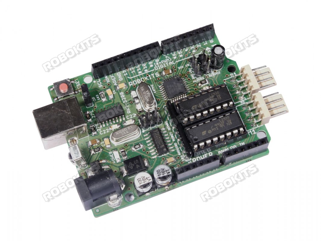 Uno R3 + Motor Shield based Robot Control Board compatible with Arduino ...
