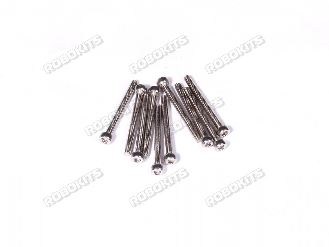 M3 x 30 mm Socket Head Cap Stainless Steel 304 Bolt MOQ 15 Pcs