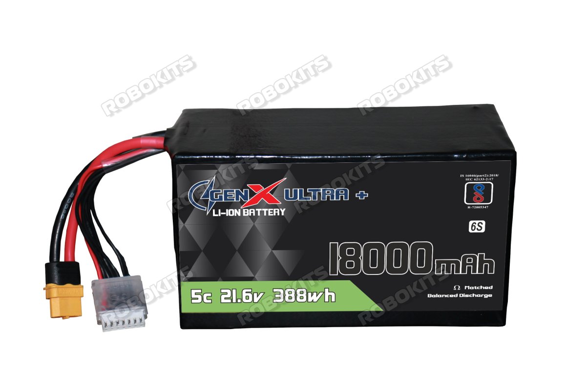 GenX Ultra+ 21.6V 18000mah 5C Premium Lithium Ion Rechargeable Battery