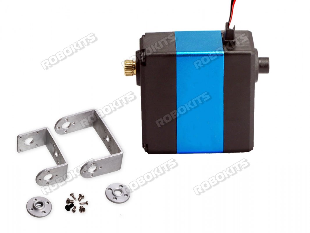 Ultra Torque Dual Shaft Metal Gear 35kgcm Coreless Servo w/t Acc