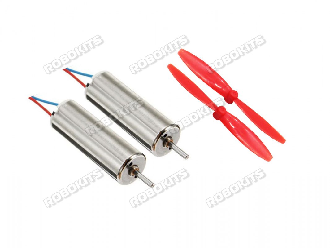 Coreless 720 Motor + 65MM Propeller Pair (CW+CCW) Micro Quad Coreless ...