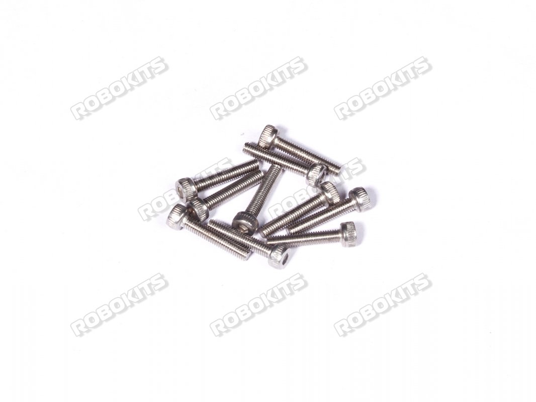 M2 x 16mm Socket Head Cap Stainless Steel 304 Bolt MOQ 12 pcs