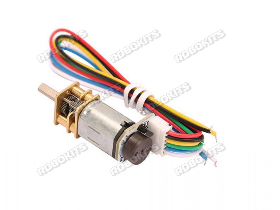 GA12-N20-12v 600 RPM ALL Metal Gear Micro DC Encoder Motor with Precious Metal Brush