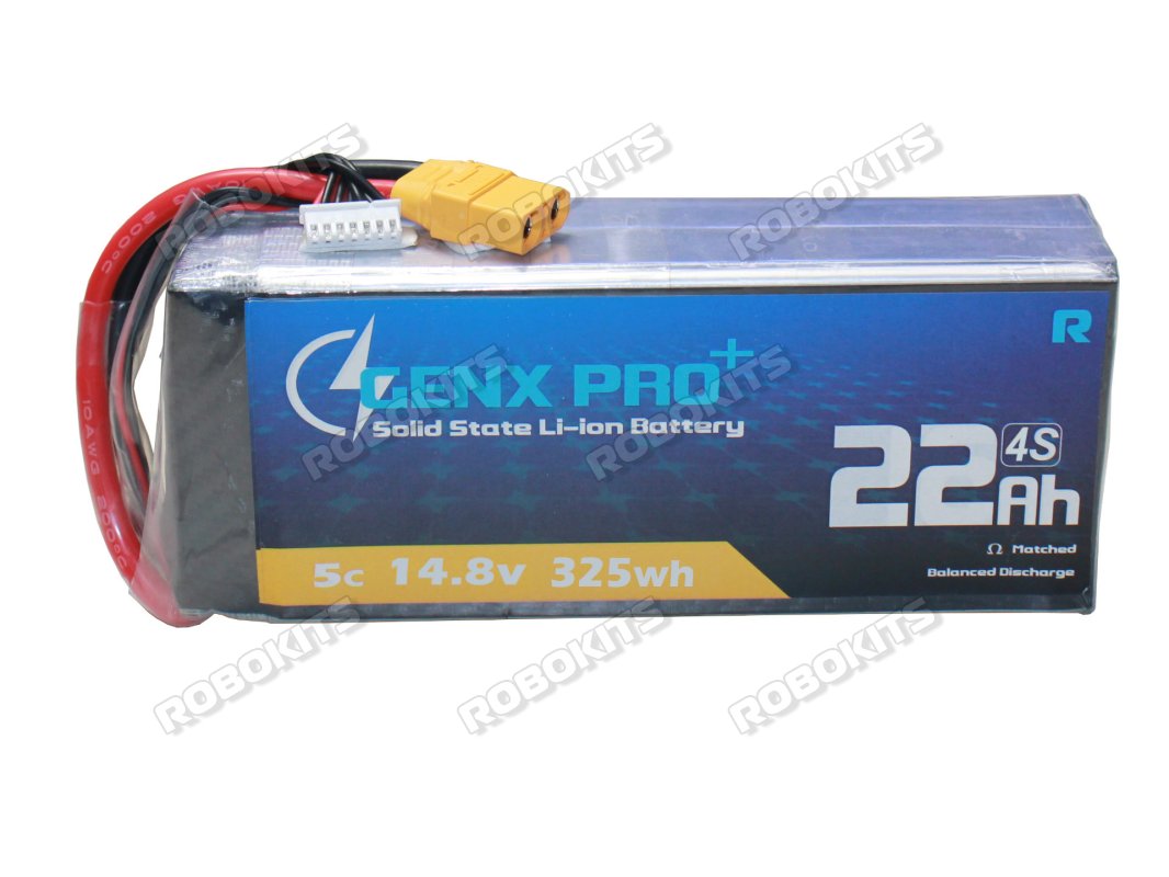 GenX Pro+ Solid State 14.8V 4S 22000mAh 5C / 10C Premium Li-ion Battery