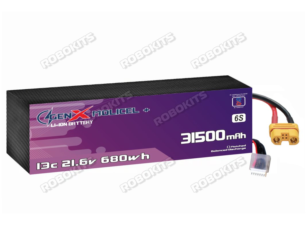 GenX Molicel+ 21.6V 31500mah 13C Premium Lithium Ion Rechargeable Battery