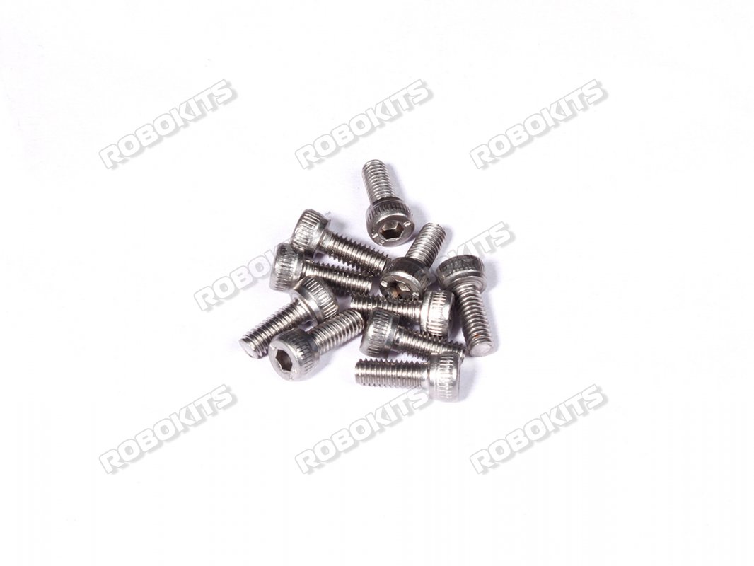 M5 x 10 mm Socket Head Cap Stainless Steel 304 Bolt (MOQ 15pcs)