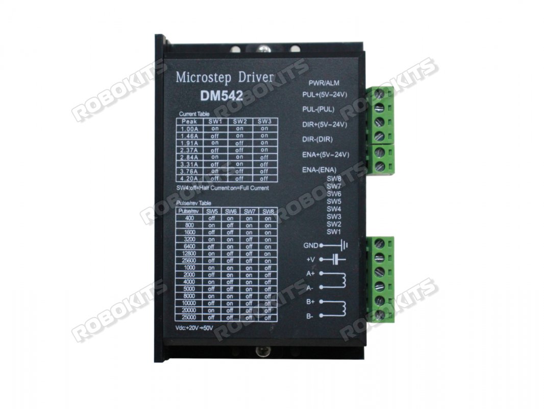 DM542-Digital Microstepping Stepper Driver 4.2A 12-50V DC