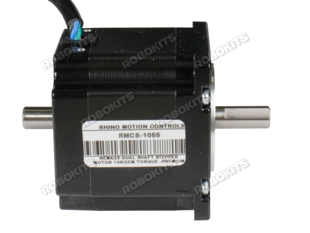 NEMA23 DUAL SHAFT STEPPER MOTOR 10KGCM TORQUE -PREMIUM