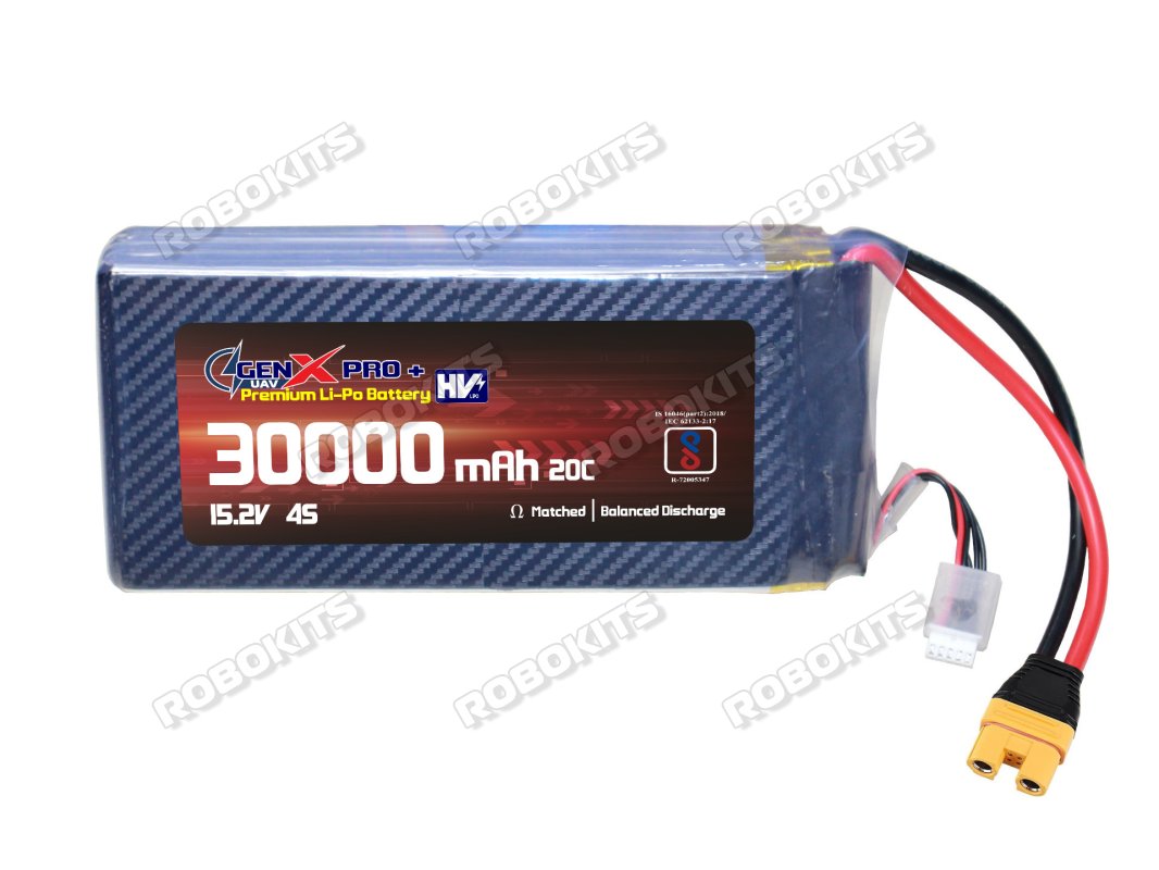 GenX 15.2V 4S 30000mah 20C / 40C Premium Lithium Polymer HV Battery