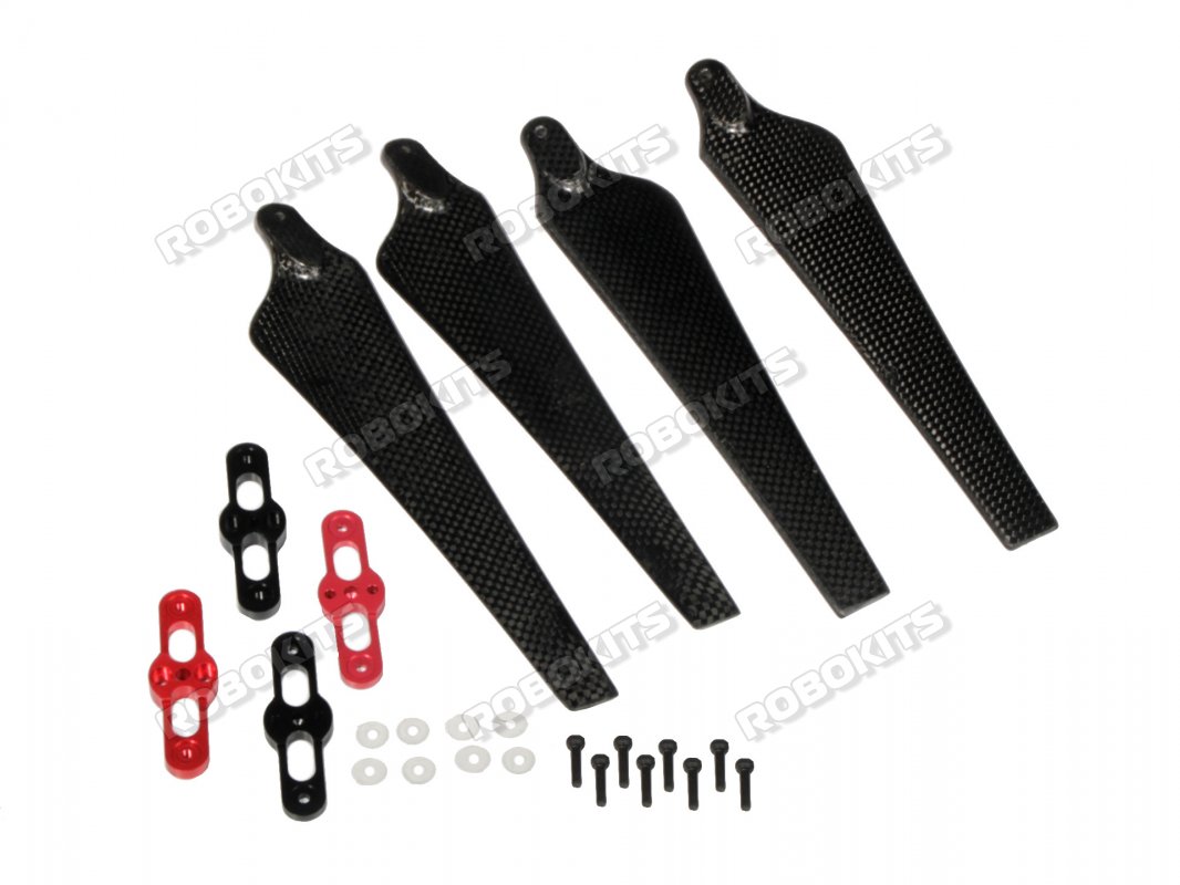 COUNTER ROTATING CARBON FIBER FOLDABLE PROPELLERS 1852 (CW+CCW)