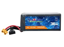 GenX Pro+ Solid State 51.8V 14S 36000mah 7C Premium Lithium Ion Solid State Rechargeable Battery 350wh/kg