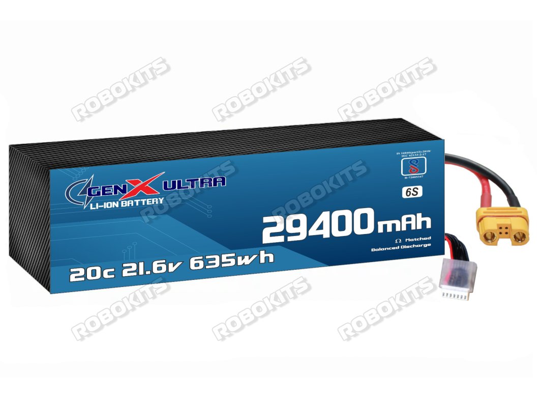 GenX Ultra 21.6V 29400mah 20C Premium Lithium Ion Rechargeable Battery