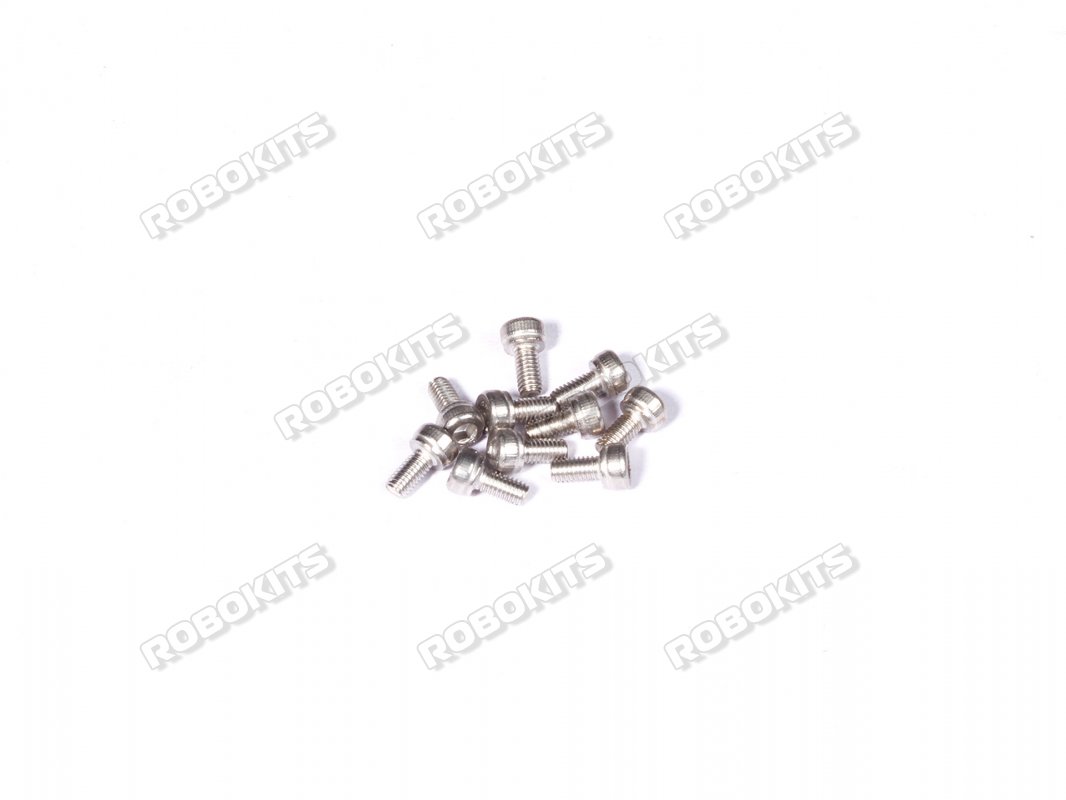 M3 x 6 mm Socket Head Cap Stainless Steel 304 Bolt MOQ 15 Pcs