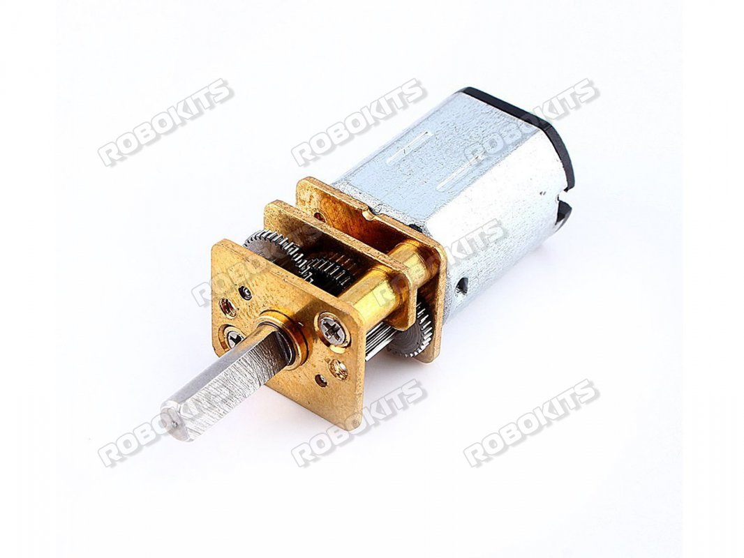 GA12-N20-6v 100 RPM ALL Metal Gear Micro DC Motor with Precious Metal Brush