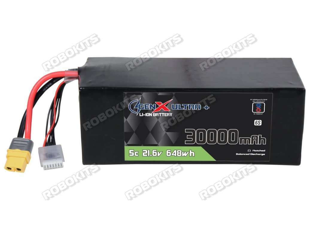 GenX Ultra+ 21.6V 30000mah 5C Premium Lithium Ion Rechargeable Battery