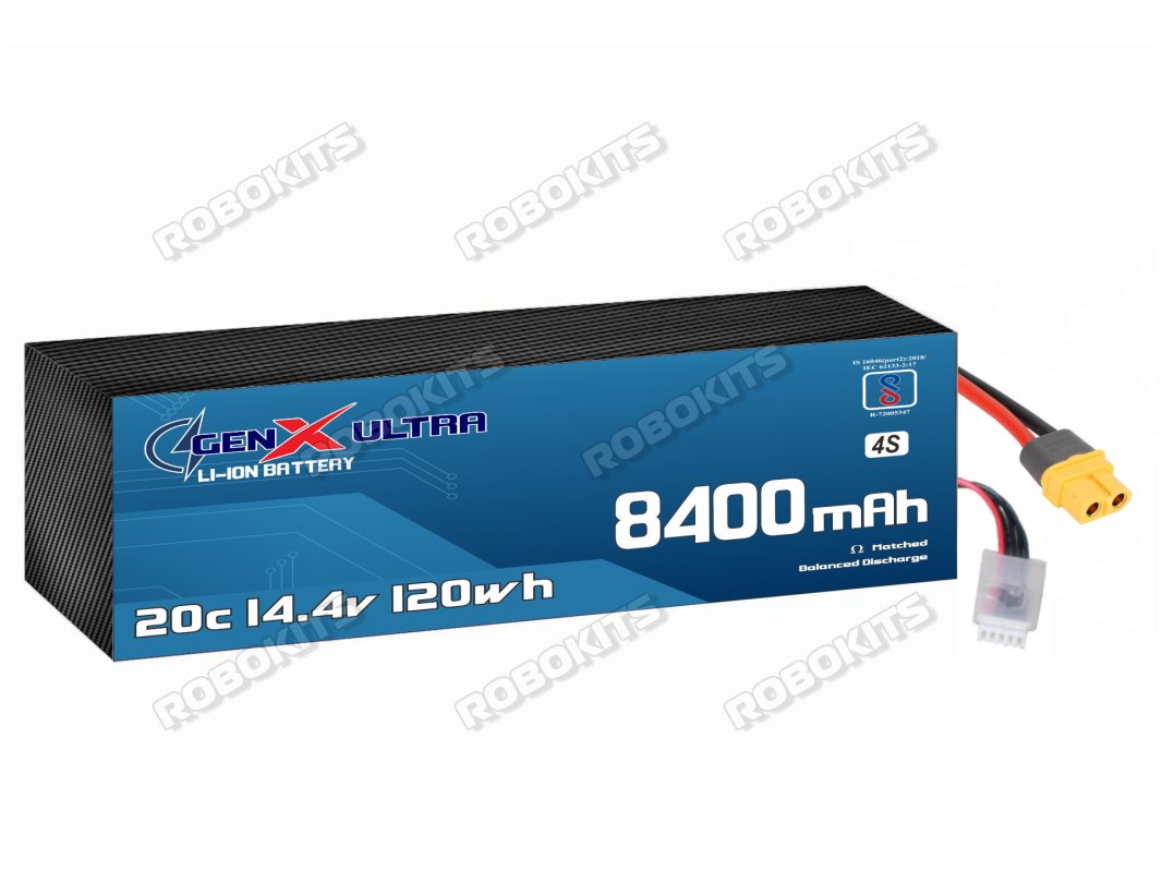 GenX Ultra 14.4V 8400mah 20C Premium Lithium Ion Rechargeable Battery