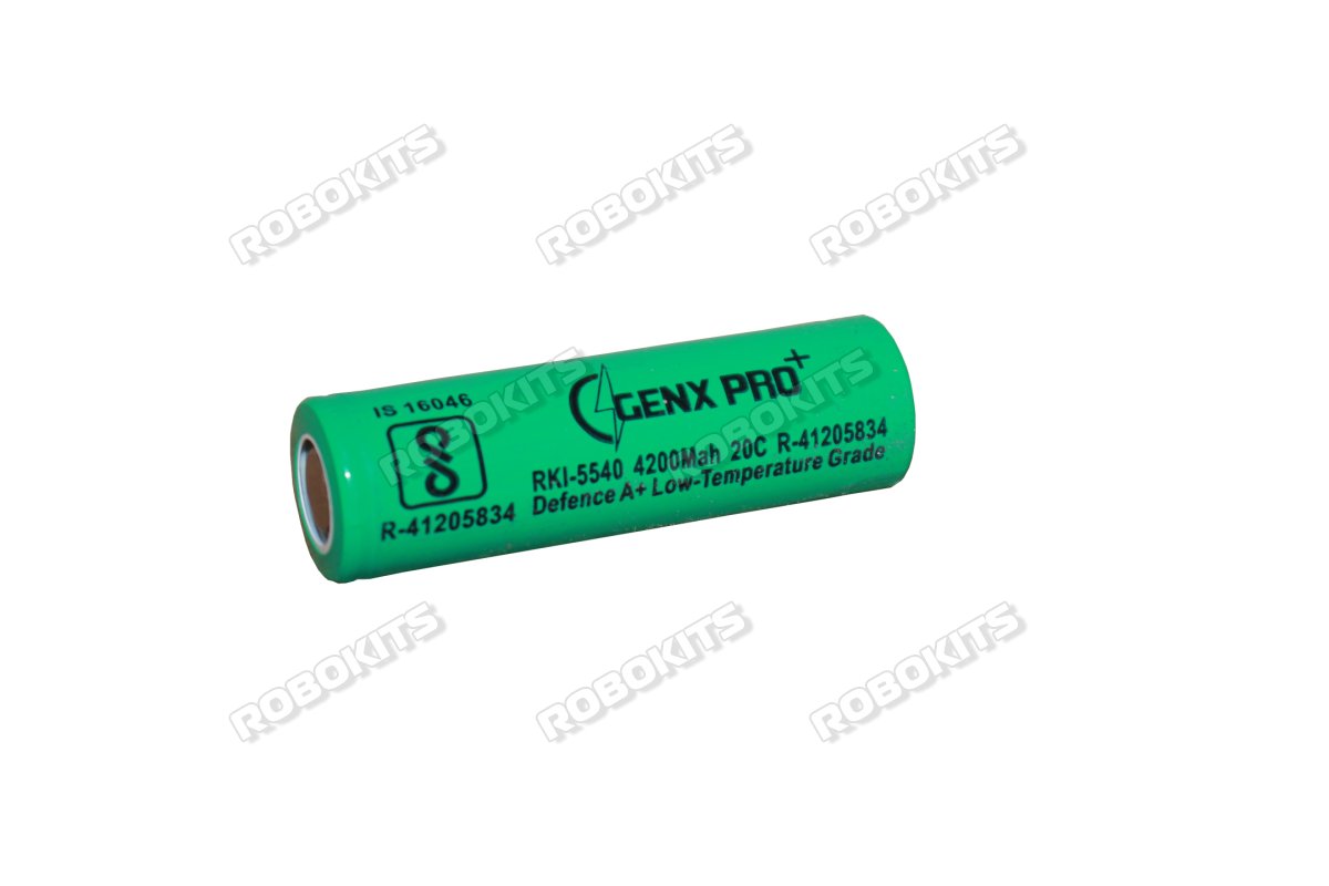 Genx Pro+ Lithium Ion 21700 4200mah 20C 80A Discharge Defence grade Low Temprature