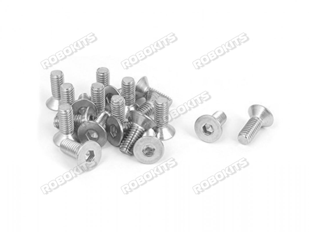 M3 x 6 mm CSK Bolt Stainless Steel 304 MOQ 25 Pcs