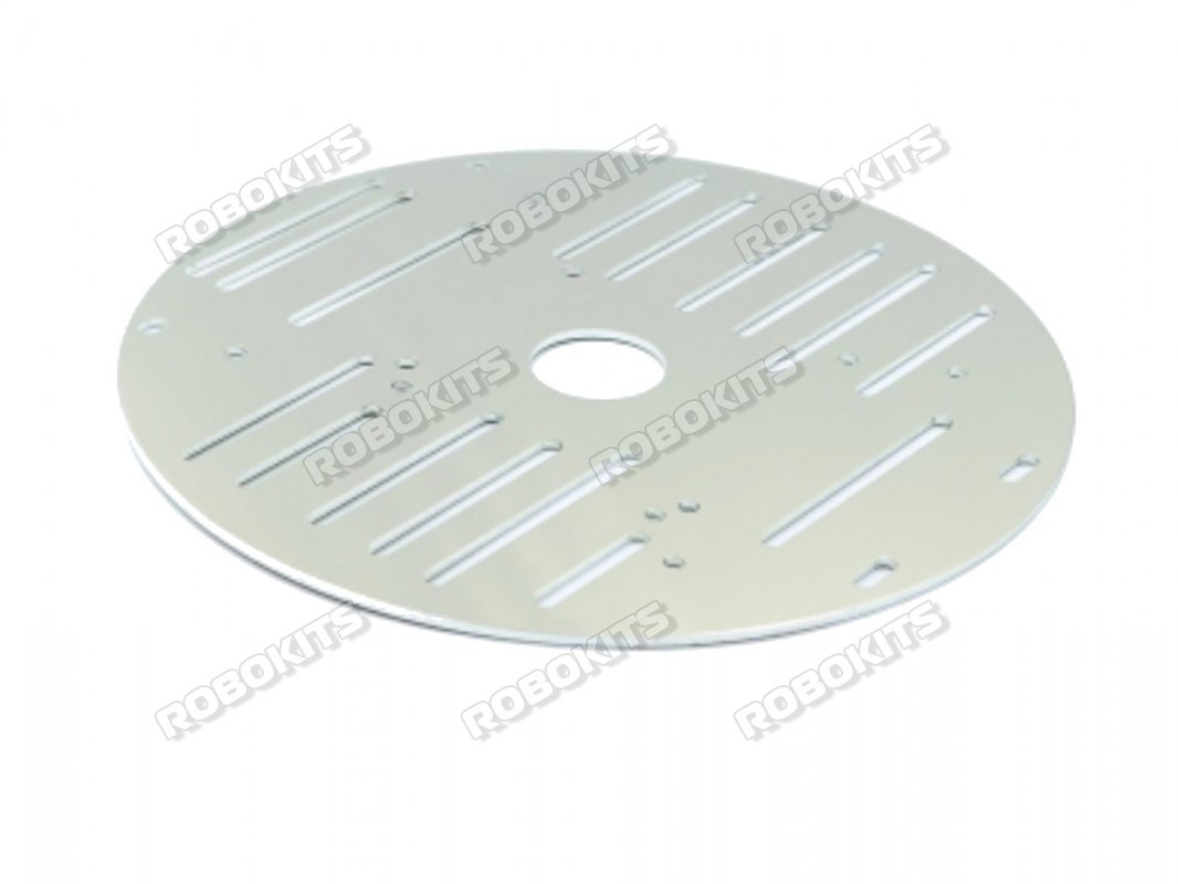 Aluminum Alloy Round Robot Chassis - 2WD