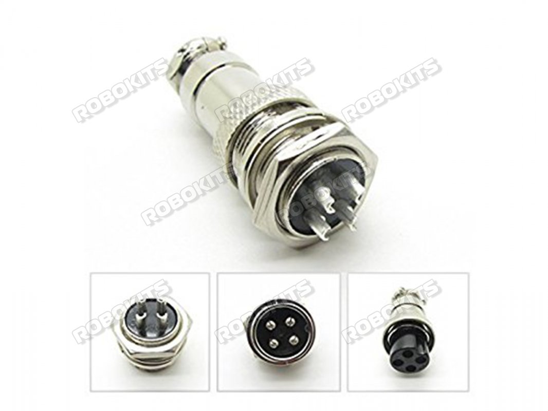 Aviation Plug (4 pin male Female)