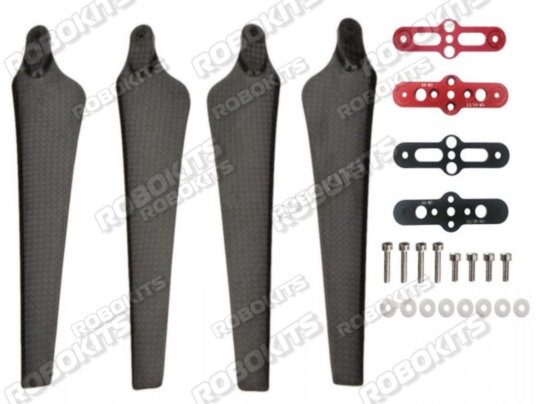 COUNTER ROTATING CARBON FIBER FOLDABLE PROPELLERS 1552 (CW+CCW)