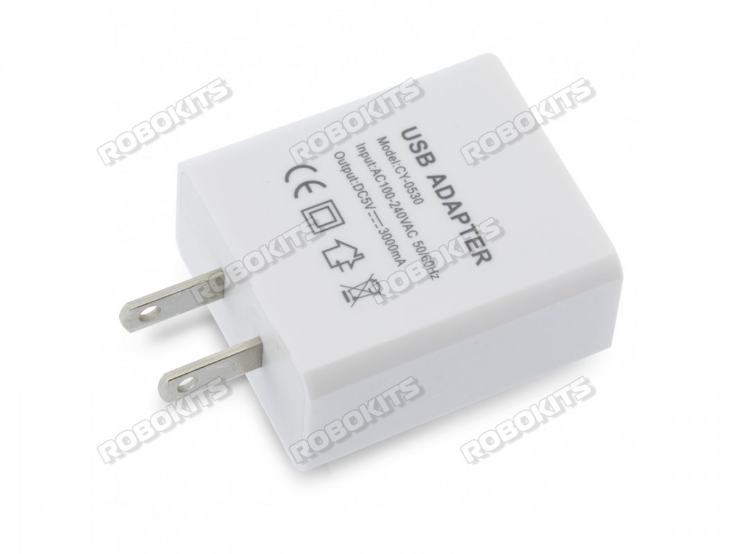USB Charger EU 5V 3A Power Adapter