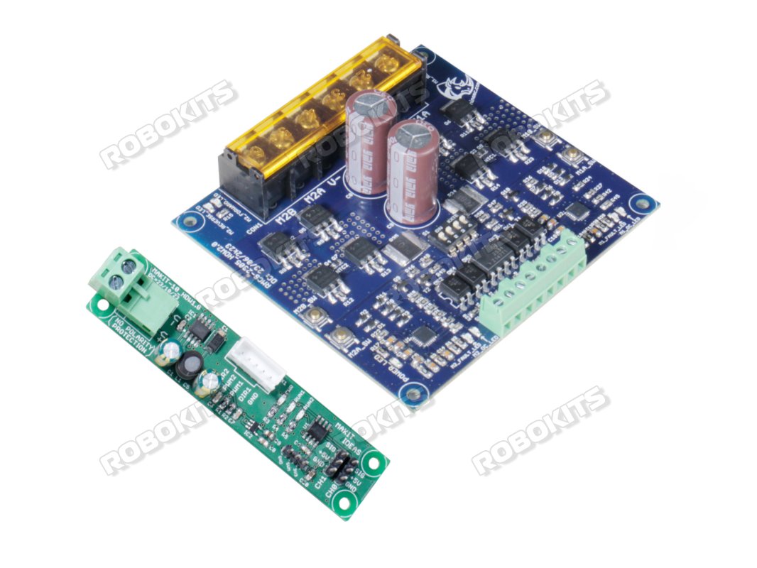 Rhino Smart Dual DC Motor Driver 20Amp (2 Channels) with RC Control Driver