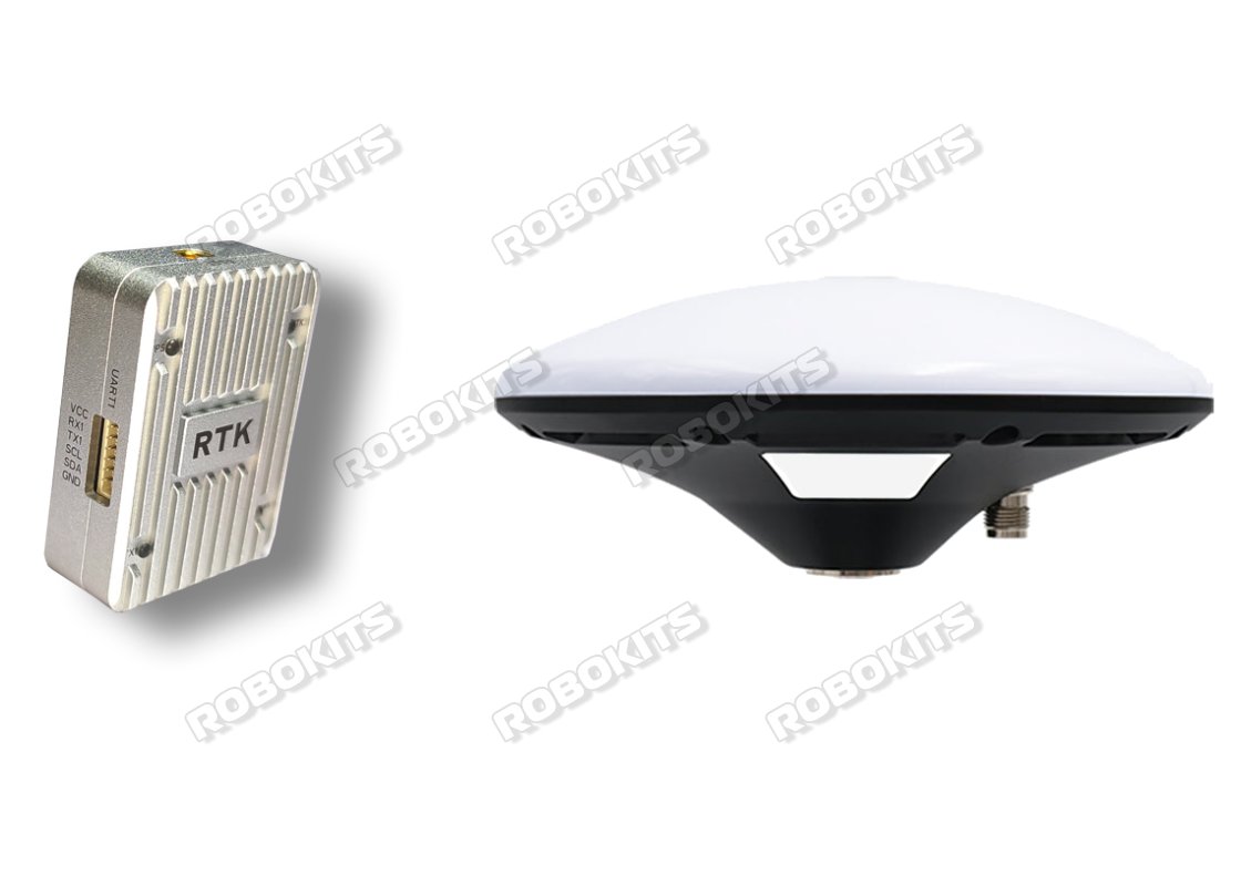 GenX RTK Ublox ZED-F9P Tough Ground (Tough + Survey Antenna) RTK GPS Quad-Constellation GNSS module for RTK Base USB interface