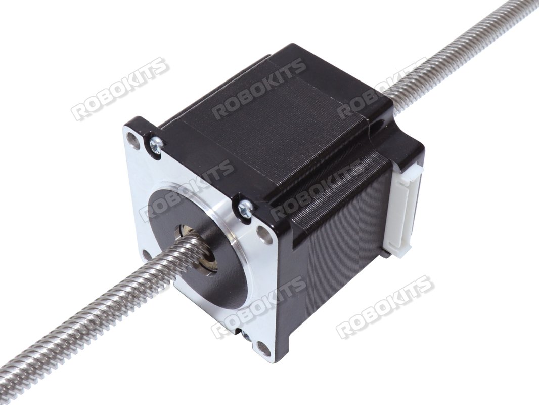 MM23 84㎝ NEMA23 10Kgcm Through-type Linear Lead Screw Stepper Motor NEMA23
