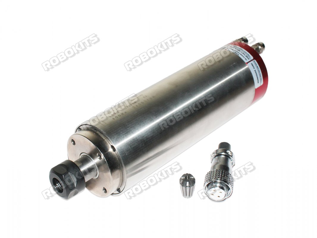 CNC Spindle 2.2kW ER20 Water Cooled 80mm for Stone 380V 24000RPM