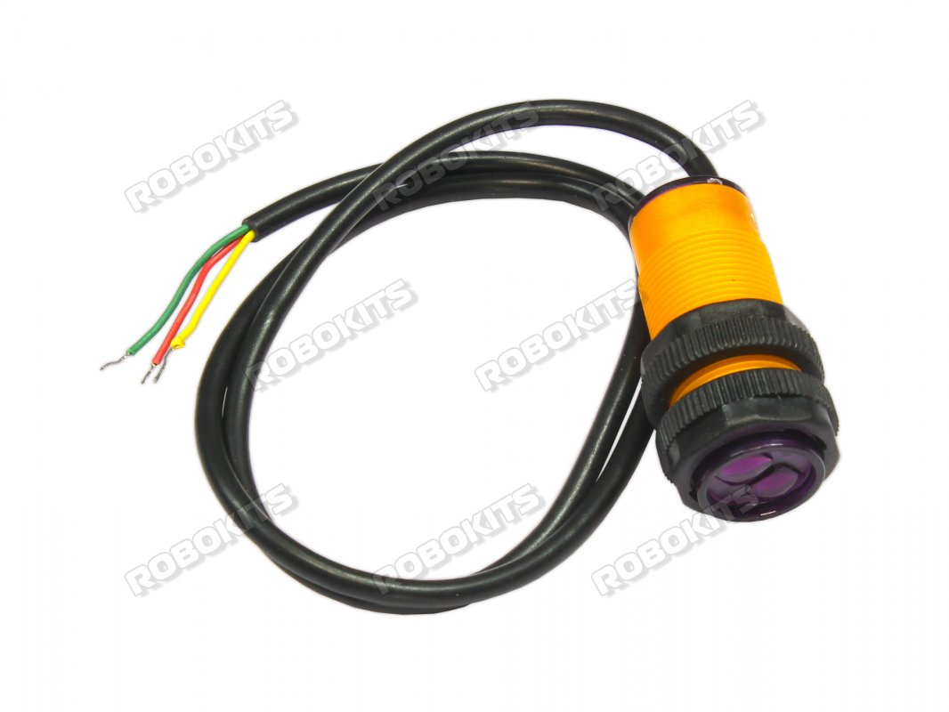 IR High Range NPN Optical Proximity Switch 3 - 80cm range E18-D80NK