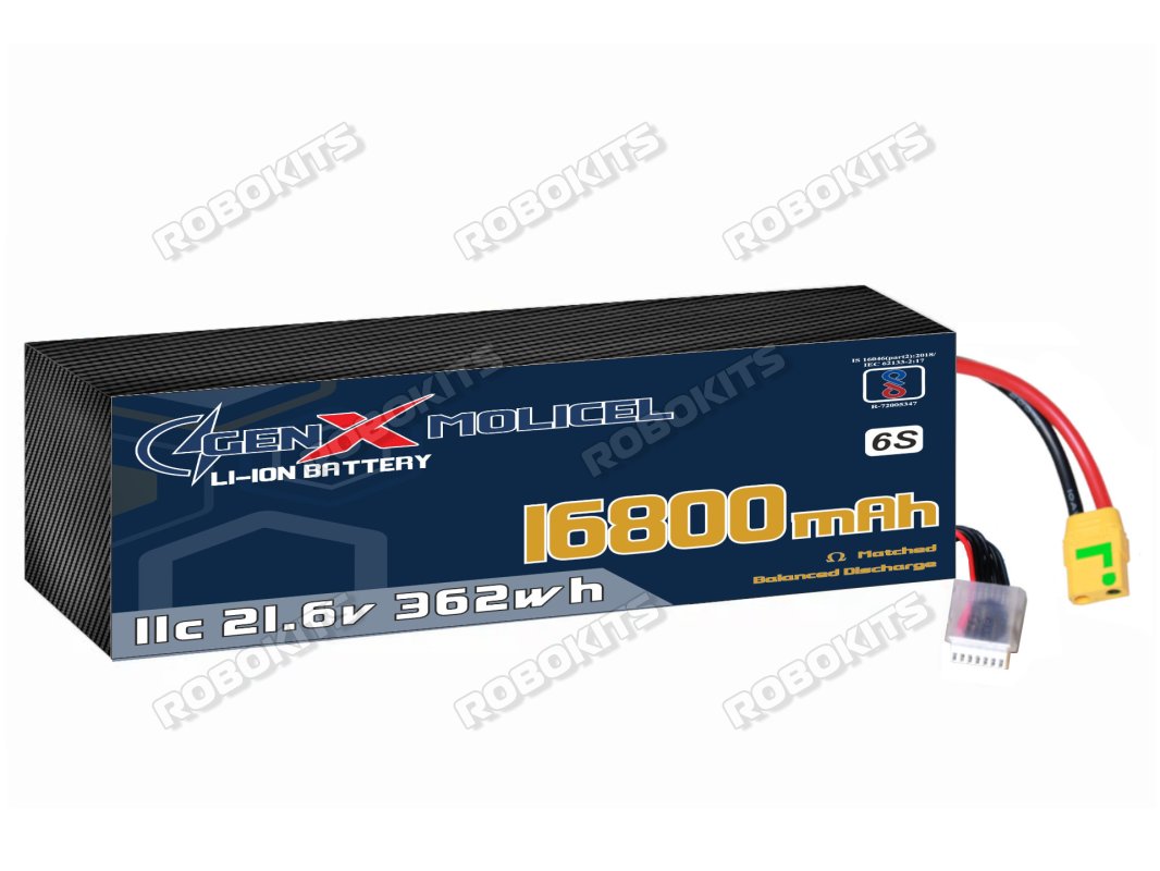 GenX Molicel 21.6V 16800mah 11C Premium Lithium Ion Rechargeable Battery