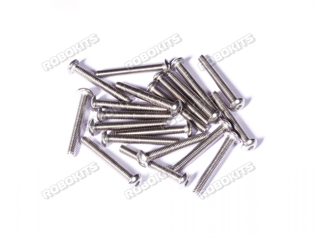 M4 x 30 mm SS Bolt Precision Stainless Steel 304 MOQ 25 Pcs