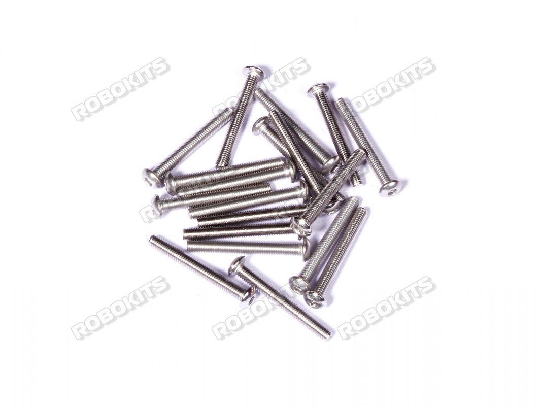 M3 x 25 mm SS Bolt Precision Stainless Steel 304 MOQ 25 Pcs