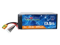 GenX Pro+ Solid State 29.6V 8S 13500mah 7C Premium Lithium Ion Solid State Rechargeable Battery 350wh/kg