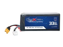 GenX Pro+ Solid State 66.6V 18S 33000mah 7C Premium Lithium Ion Solid State Rechargeable Battery 400wh/kg GenX Pro+ Solid State 66.6V 18S 33000mah 7C Premium Lithium Ion Solid State Rechargeable Battery 400wh/kg