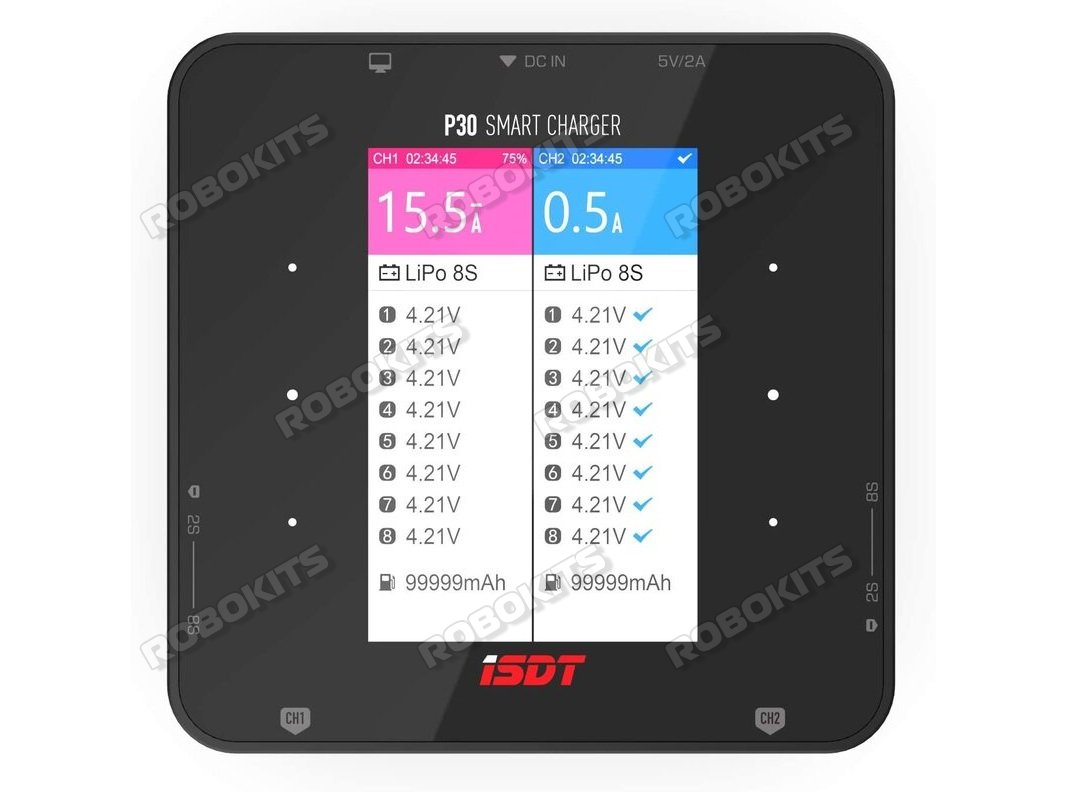 ISDT P30 1500W 50A 8S Dual Port Smart Charger (Original)