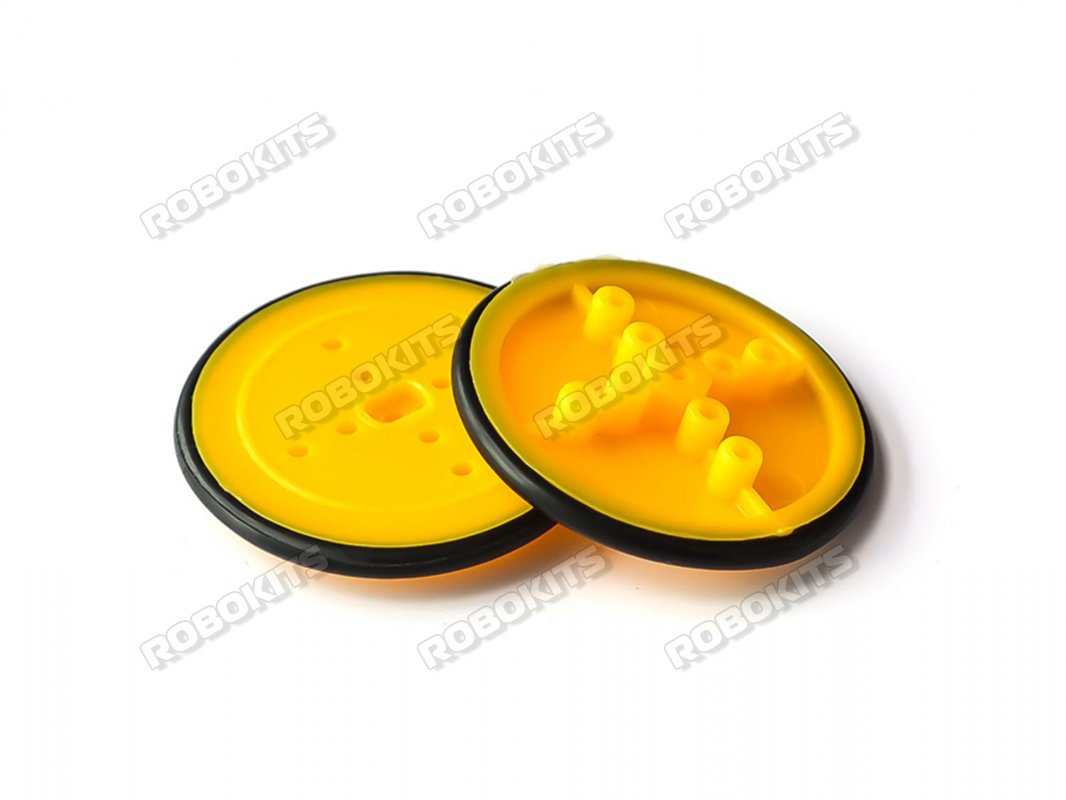 Hobby Purpose 410 TT / BO Motor Wheel with 40 mm dia ( Good Quality)