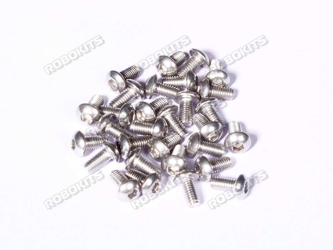 M3 x 6 mm SS Bolt Precision Stainless Steel 304 MOQ 25 Pcs