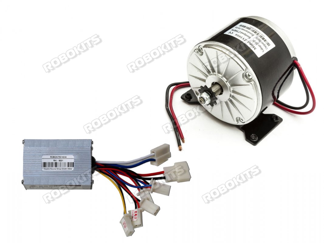 E-BIKE DC MOTOR MY1016 24V 2750RPM 250W WITH CONTROLLER